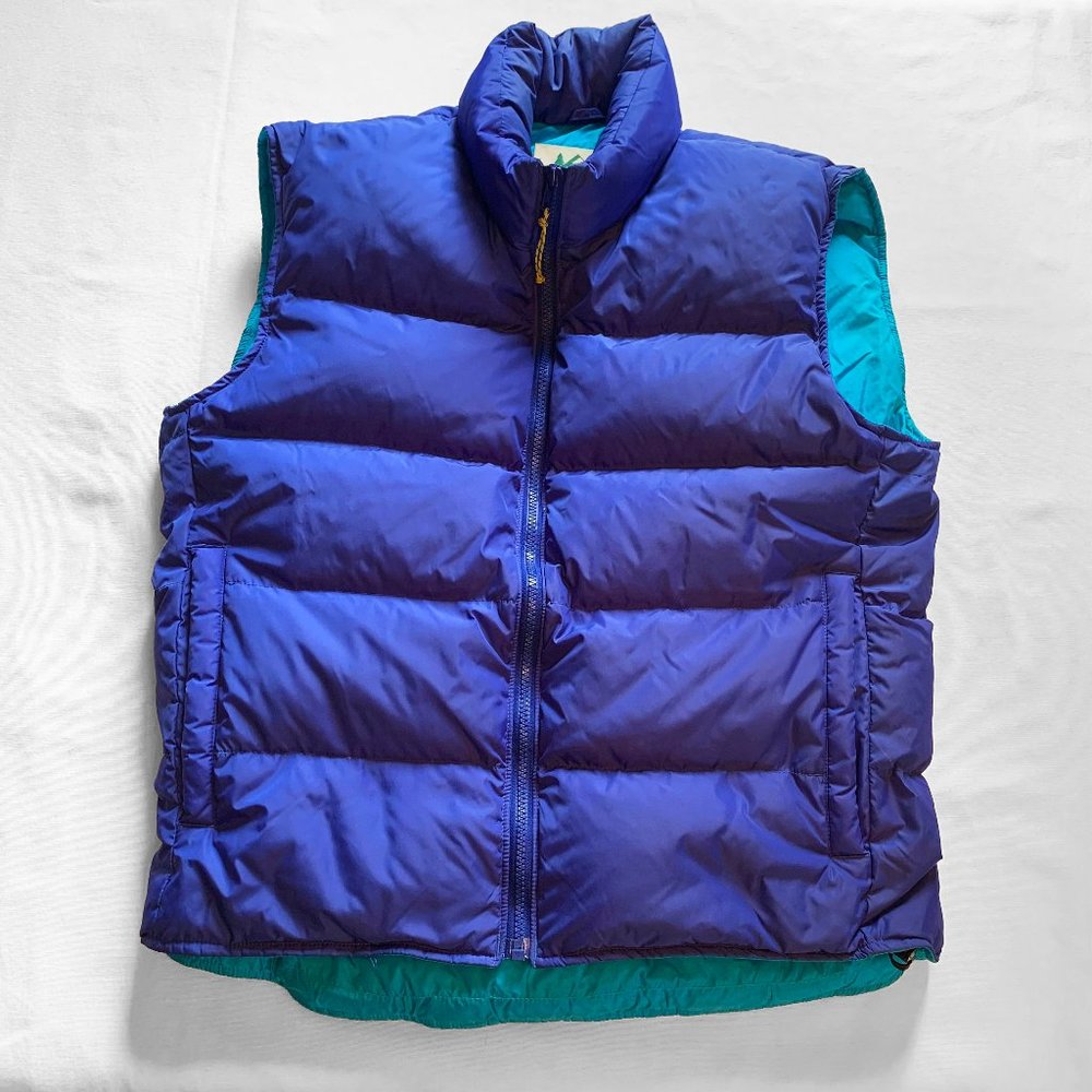 women's medium vintage 80's rei down puffer vest